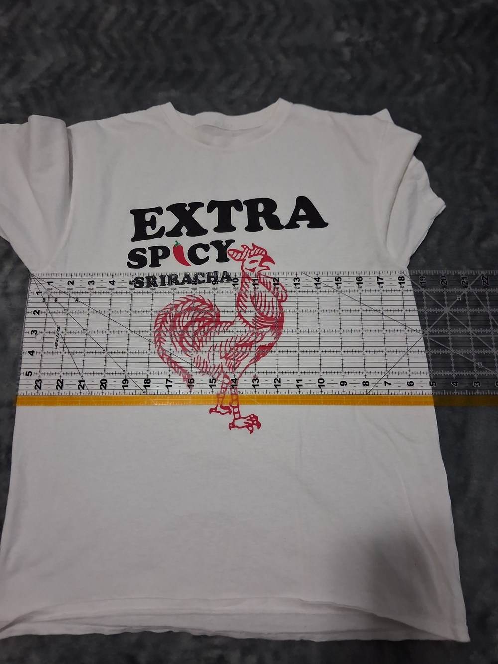 Extra Spicy Sriracha Graphic Tee - White - Picture 4 of 5